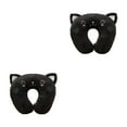 thumbnail image 1 of Guardoinrt Wide Application U-Shaped Pillows Relaxation At Fingertips Thoughtful Gift black cat 26*30cm 2Set, 1 of 6