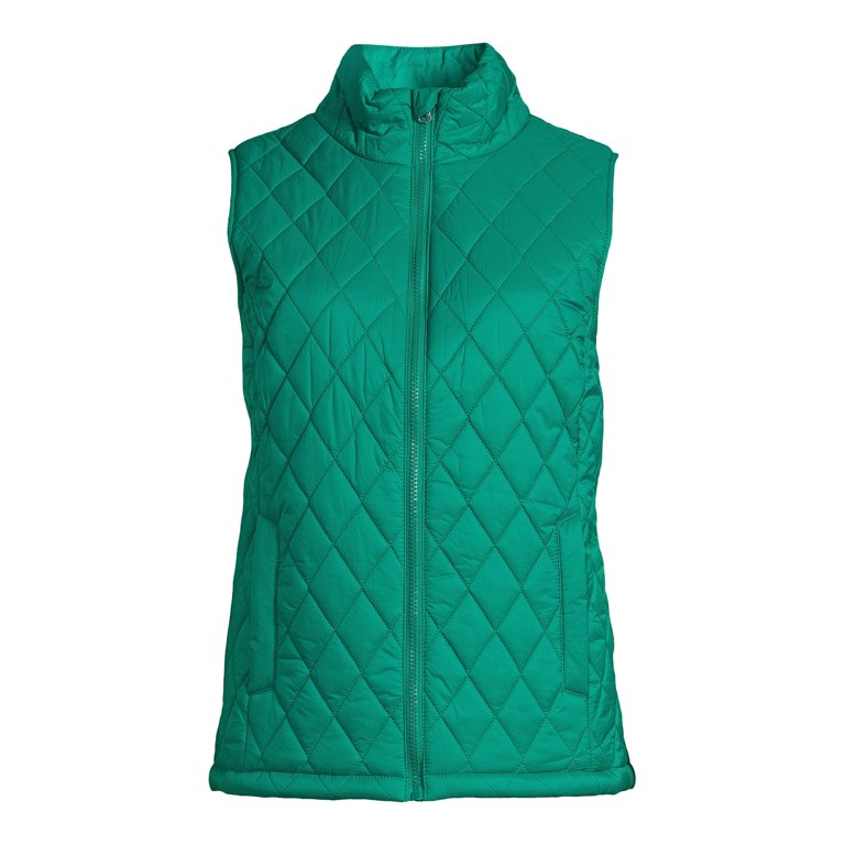 stüssy diamond quilted vest