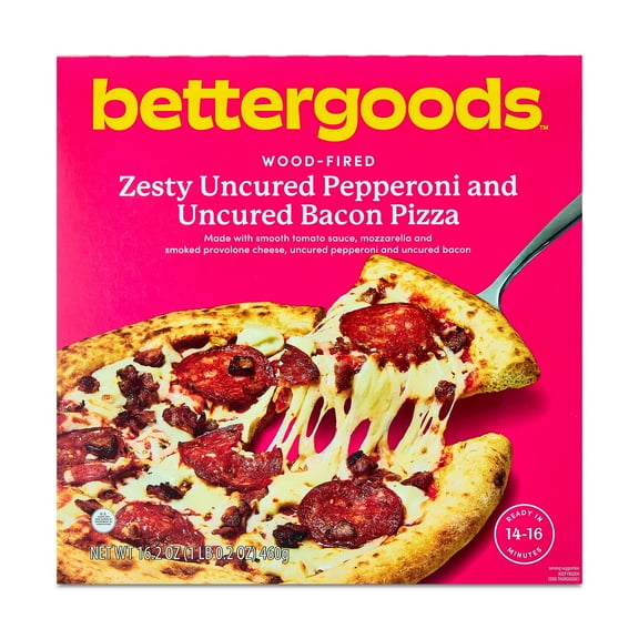 bettergoods Wood Fired Pepperoni Bacon Pizza, 16.2 oz
