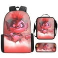 thumbnail image 1 of Magic Elf Backpack Teenage Student Schoolbag Large Capacity Cartoon Backpack Three-piece Set-fanceye, 1 of 4