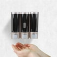 thumbnail image 4 of Dispensador De Jabón, Transparente, 3 Cabezales, 200 Ml, Dispensador De Jabón Líquido, Contenedor De Loción Para Banco, Hotel, Centro Comercial Para Cocina Y Baño, 4 of 7