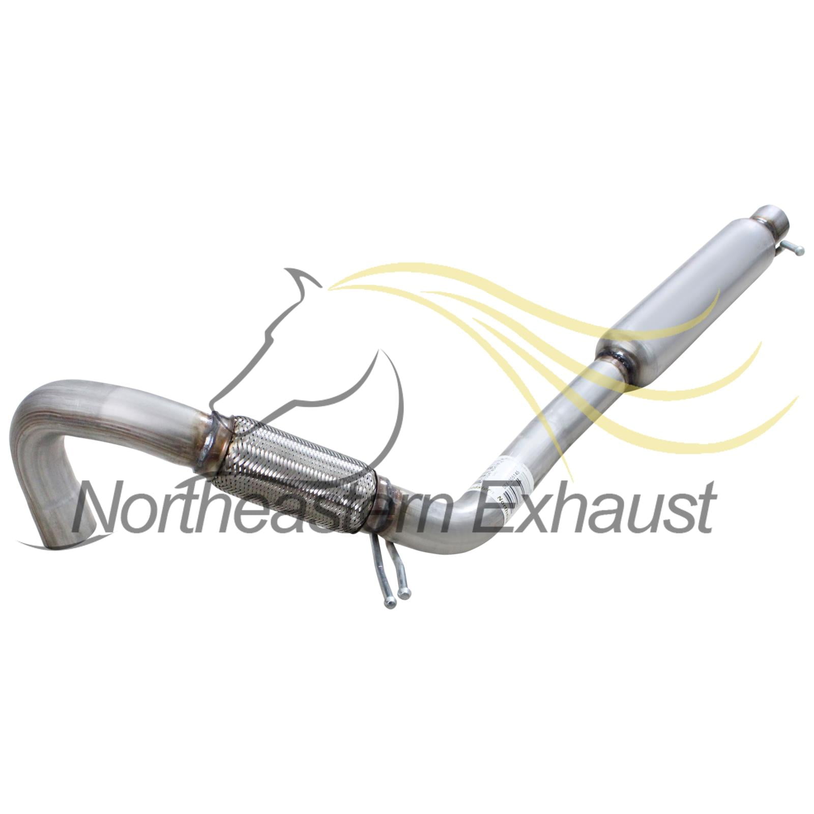 Northeastern Exhaust Stainless Steel Exhaust Resonator Compatible with 2011–2017 Chrysler Town & Country Dodge Grand Caravan VW Routan 3.6L – Direct Fit