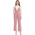 thumbnail image 1 of Mamelucos Casuales Allegra K Mono De Punto Rosa XL, 1 of 5