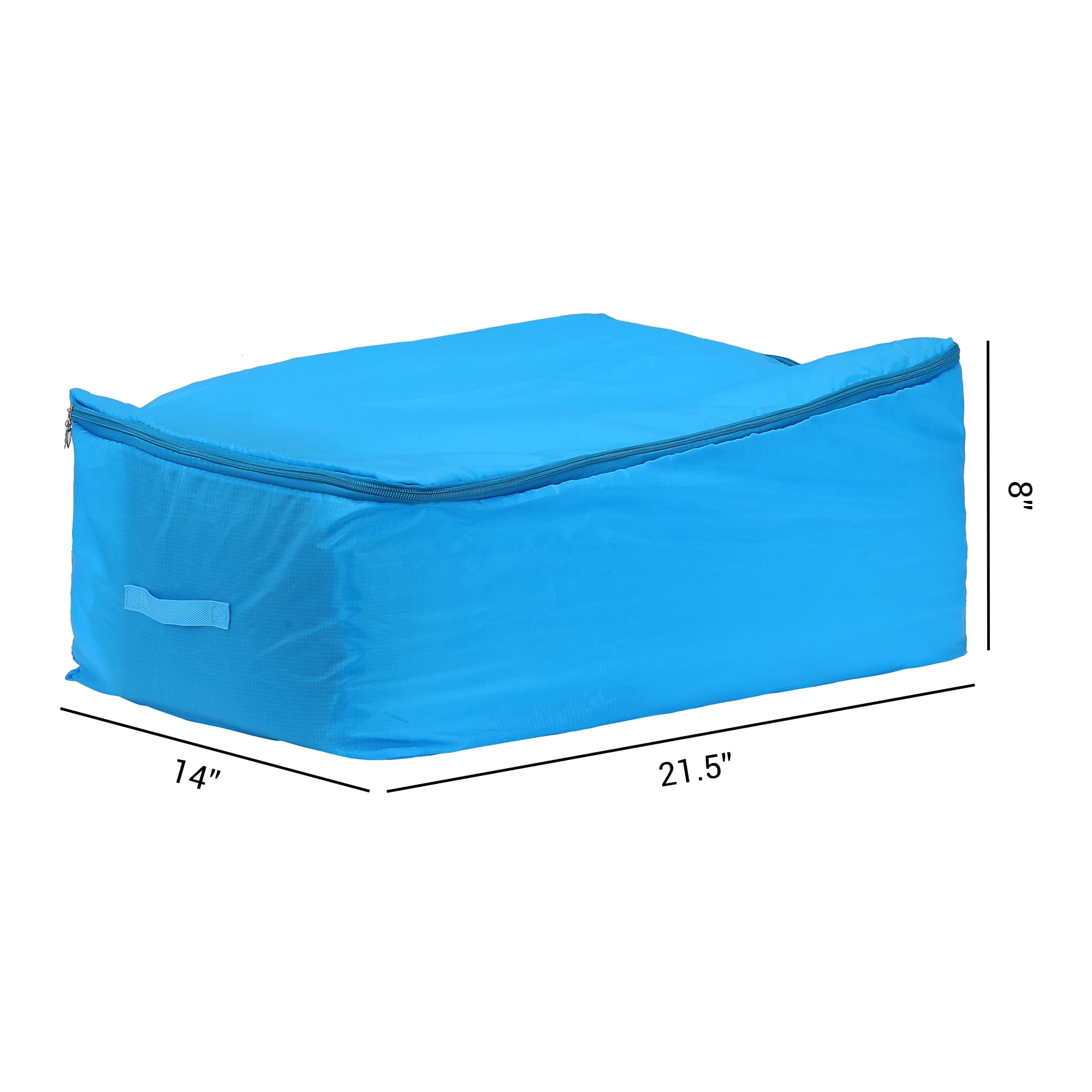 Unique Bargains 1 Pack Clothes Storage Bags Moving Bags Blue 21.5*14*8in