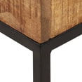 thumbnail image 3 of vidaXL Modern Rough Mango Wood and Natural Finish End Table, Brown, 3 of 8