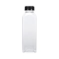 thumbnail image 2 of 17 Oz Square Plastic Juice Bottles with Tamper Evident Black Caps for Smoothies Beverage Prep and Iced Coffee Food Grade PET Containers, 2x7 Inch, 2 of 9