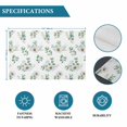thumbnail image 6 of Daisy Placemats Set of 6, Spring Eucalyptus Leaves Flowers Botanical Country Placemats for Dining Table, Place Mats for Kitchen Tabletop, Waterproof Wipeable Dining Table Mats Set, 6 of 9
