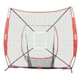 thumbnail image 2 of VEVOR 7x7 ft Baseball Softball Practice Net, Portable Baseball Training Net for Hitting Batting Catching Pitching, Backstop Baseball Equipment with Bow Frame, Carry Bag, Strike Zone,Ball,Batting Tee, 2 of 9