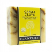Plantlife Cassia Clove Bar Soap - Moisturizing and Soothing Soap for Your Skin - Hand Crafted Using Plant-Based Ingredients - Made in California 4oz Bar