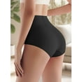 thumbnail image 5 of MEIYATING 5-Pack Women's High-Waist Briefs, Striped Comfortable Soft Panties, Elegant Style, Daily Essentials, 5 of 6