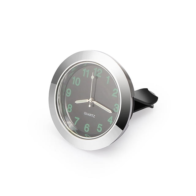 Reloj Con Clip Para Rejilla De Ventilación De Coche, Reloj Luminoso Para Salpicadero De Automóvil, Reloj Analógico De Cuarzo Para Interior De Coche Eigraketly VI008771-02