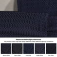 thumbnail image 3 of BNM 2 Piece Modern Cotton Blend Navy Blue Bedspread Set, Twin, 3 of 9