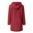 thumbnail image 7 of Coerni Girls Suede Fleece Lined Jacket Teen Polar Fleece Sherpa Button Down Shackets Winter Warm Coat Windproof Trendy Outerwear, 7 of 7