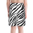 thumbnail image 6 of PAYOHTO Black and White Zebra Print Boys Swim Trunks Quick Dry Beach Boardshorts for Teen Boys Bathing Suit Swimwear for Boys, 6 of 7