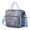 Sky-blue-25, variant on Boho Chic Insulated Lunch Bag - Waterproof & Leakproof Thermal Tote with Floral Design, Multi-Pocket Picnic Bag for Travel & Work