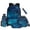 Blue Galaxy Space, variant on Uorisanigo 5 PCS Shark Kids' Backpacks Set Travel School Boys Backpack Set Bookbag Student Book Bag with Lunch Box Pencil Bag Water Bottle Sleeve Keychain for Primary Middle School Lightweight
