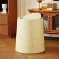 thumbnail image 3 of SDFGTstore Plastic Garbage Can With Odor Proof Lid Retro Wood Grains Pattern for Small Space, 3 of 11