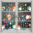 thumbnail image 3 of Christmas Snowflake Window Clings, Merry Christmas Window Clings for Party Decorations, 3 of 5