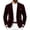 Wine, variant on ZVNAΖH Mens Corduroy Blazer Sport Coat Single Breasted Lapel Collar with Pockets