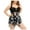 Black, variant on Summer Savings Clearance! Edvintorg Plus Size Swimsuit For Women Fashion Womens Tankini Swimsuits Tummy Control Swimwear Two Piece Bathing Suits With Boyshorts Swimdress