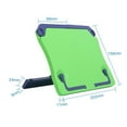 thumbnail image 6 of Sheet Music Stand Angle Adjustable Ultra-thin Vivid Color Easy to Carry Foldable Support Book Plastic Folding Multipurpose Book Music Sheet Stand Holder for Home,Yellow, 6 of 8