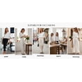 thumbnail image 5 of Qaspx Womens Blouses 3/4 Sleeve Dressy Tops Casual V Neck Office Shirts, 5 of 6