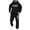 Black&&100, variant on CONROSES Mens Tracksuits 2 Peice Set Casual Sweat Suit for Men Letter Graphic Y2K Long Sleeve Hoodies Joggers Fashion Streetwear Jogging Track Suits