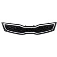 thumbnail image 2 of For 12-15 Rio Sedan 4-Door Front Grill Grille Assembly Black with Chrome Molding, 2 of 5