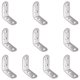 thumbnail image 1 of Sopotadores Esquina L en Forma Acero Inoxidable Conector (10pcs 40x40x16 Mm), 1 of 9