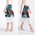 thumbnail image 4 of Snowman Stylish Chiffon Women's Summer Beach Dress with Polyester Straps, 4 of 6