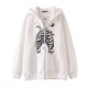 thumbnail image 2 of Sudadera con capucha y cremallera con estampado de esternón Harajuku gótico oscuro hip-hop para hombres y mujeres chaqueta Harajuku sudadera, 2 of 4