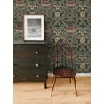 thumbnail image 3 of NextWall Charcoal & Rosewood Acanthus Floral Peel and Stick Wallpaper, 3 of 5