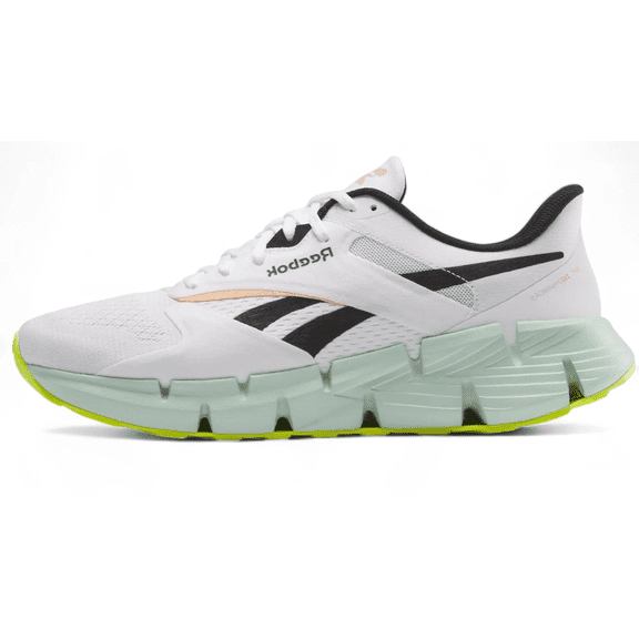 REEBOK MENS Zig Dynamica 5 "White/Green" 100074908 from Stadium Goods