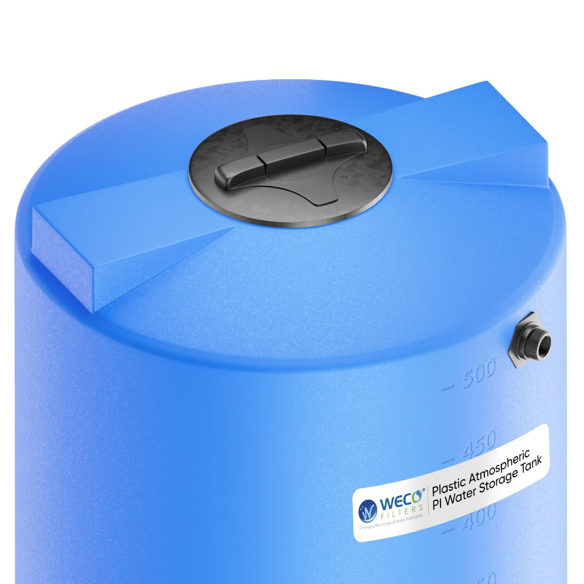 WECO Atmospheric Water Storage Tank (Blue) - 500 Gallons