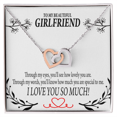 thumbnail image 2 of To My Girlfriend Special to Me Inseparable Necklace, 2 of 7