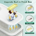 thumbnail image 3 of Dispensador de arroz Lenwi, 10 kg, grande, para almacenar alimentos secos, color blanco, 3 of 7
