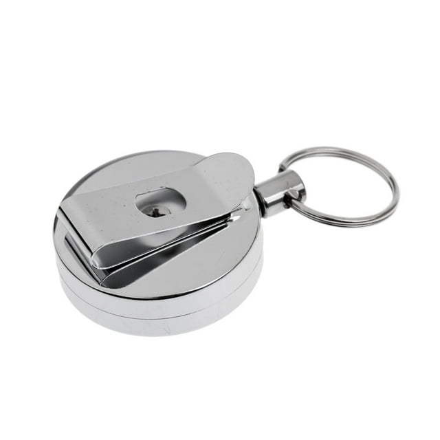 Clip Rétractable pour Badge d'Identité, Clip pour Carte de Visite, Facile à Utiliser