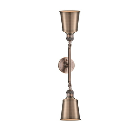 

Innovations Lighting 208L Addison Addison 2 Light 6 Wide Vanity Light - Copper