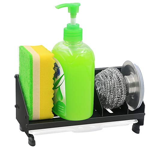 Sponges Holder,Sponge Soap Scrubbers Holder- Kitchen Sink Organizer