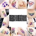thumbnail image 4 of Glitter Tattoo Kit, Temporary Tattoo Set For Kids - 24 Colours Glitter, 4 of 5