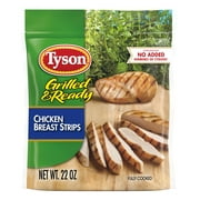 Tyson Grilled & Ready Chicken Breast Strips, 1.37 lb Bag (Frozen)