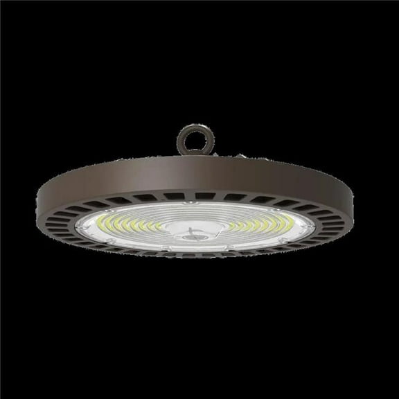 Medinah Power 102-12400005-2 11 in. 150W 4000K Equivalent Integrated 120-277V LED Dimmable High Bay Light - Bronze