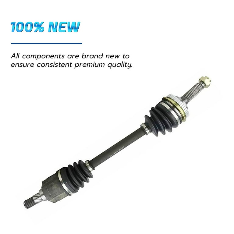 Bodeman Front Left CV Axle Shaft Driver Side for - AUTOMATIC TRANSMISSION -  1995 1996 1997 1998 1999 2000 2001 Chevy Chevrolet Metro Geo Metro 1.3L/