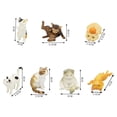 thumbnail image 4 of Leadrop Cat Model Simulation Decoration Resin Mini Cat Ornament Scene Accessories for Entertainment, 4 of 11