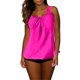thumbnail image 5 of Blusas de Mujer Vestido Casual sin Mangas Monocolor Bikini Traje de Baño Empuje-Arriba Acolchado Traje de Baño Conjunto de Blusa con Estampado Floral para la Playa de Verano, 5 of 8