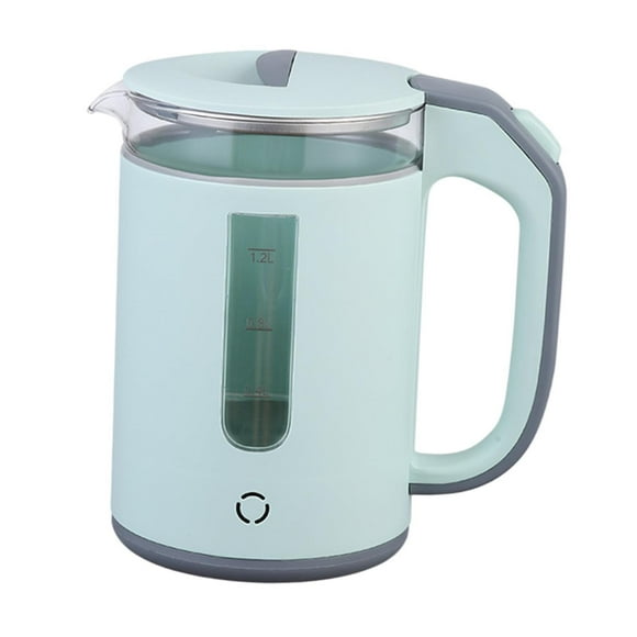 Hervidor eléctrico de salud Hervidor de agua eléctrico de vidrio Hervidor de agua para uso diario en la cocina Hervidor de agua para uso doméstico Verde
