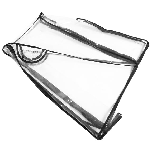 CTIRCHIU 1Pack Baby Stroller Cover Universal Windproof and Rainproof Black 34.2x31.5x18.5in PEVA