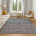 thumbnail image 7 of Addison Rugs Mayfield Premium Machine Washable Transitional Panels Teal Rectangle Rug, 10' x 14', 7 of 7