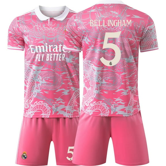 Youth Soccer Jersey Set | Breathable Football Uniforms for Boys & Girls | Lightweight Team Kids Shirts & Shorts Age 12-13y