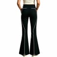 thumbnail image 4 of JAJAHO Girls Flare Leggings Slim Fit Bell Bottoms Stretchy School Uniform Pants, Sizes 5-16Y, 4 of 4